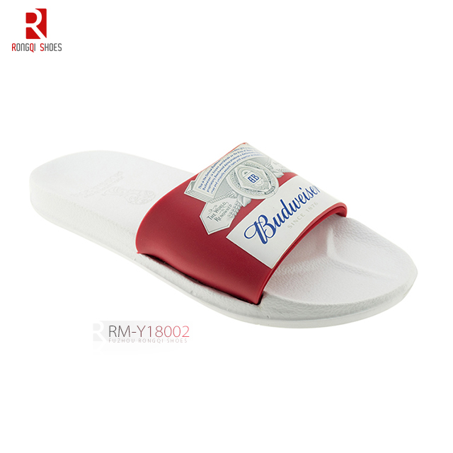 OEM PVC open-toe men's promotional slide slippers