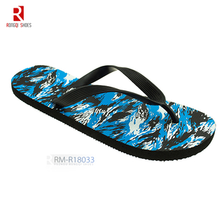 Summer beach latest design men PE flip flop slippers