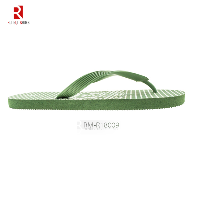 Chinese production low price ladies' beach flip-flops, EVA outsole with PVC V-strap upper flip-flops