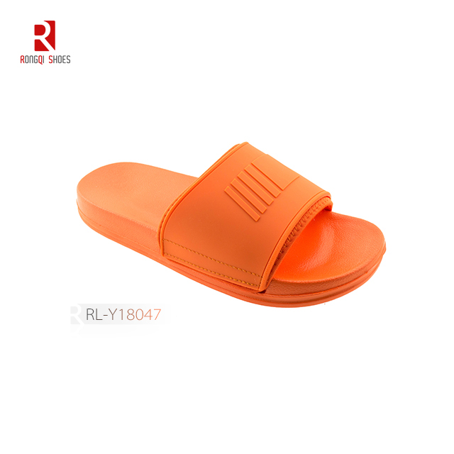 Wholesale fancy outdoor and indoor women EVA slides with logo and print customized